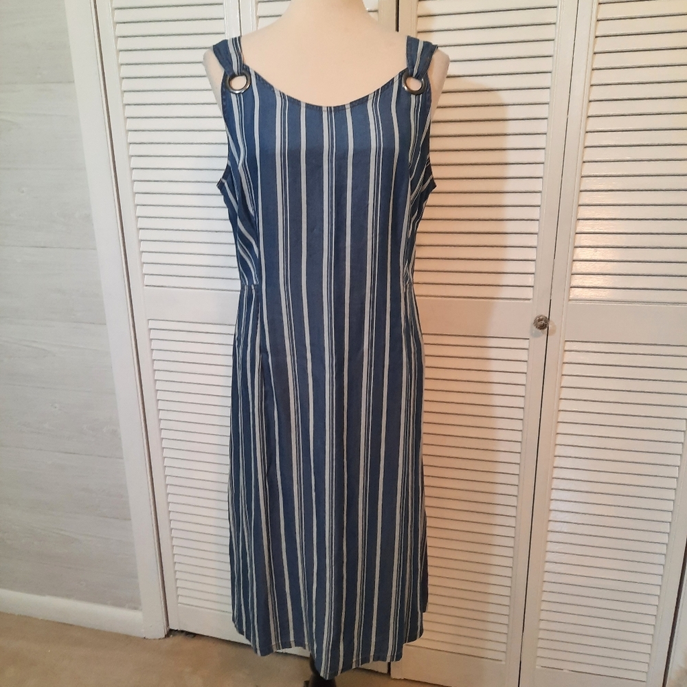 Appraisal Nautical stripe lightweight sundress sz 12 NWT *2